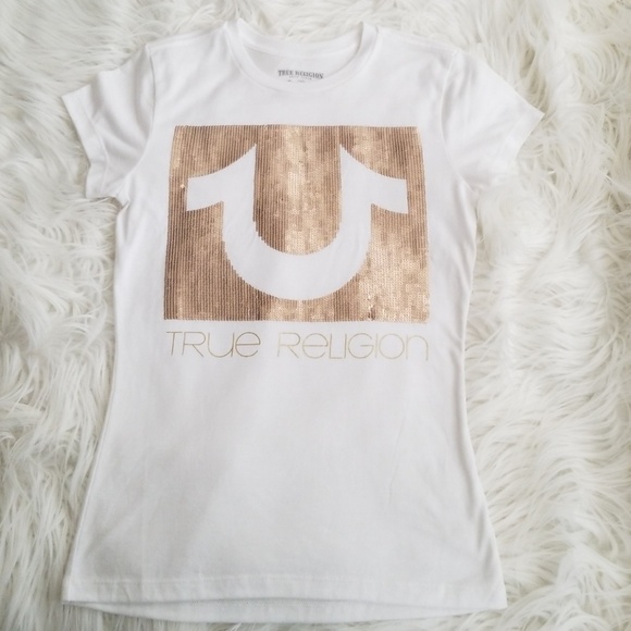 True Religion Tops - True Religion Logo Tee